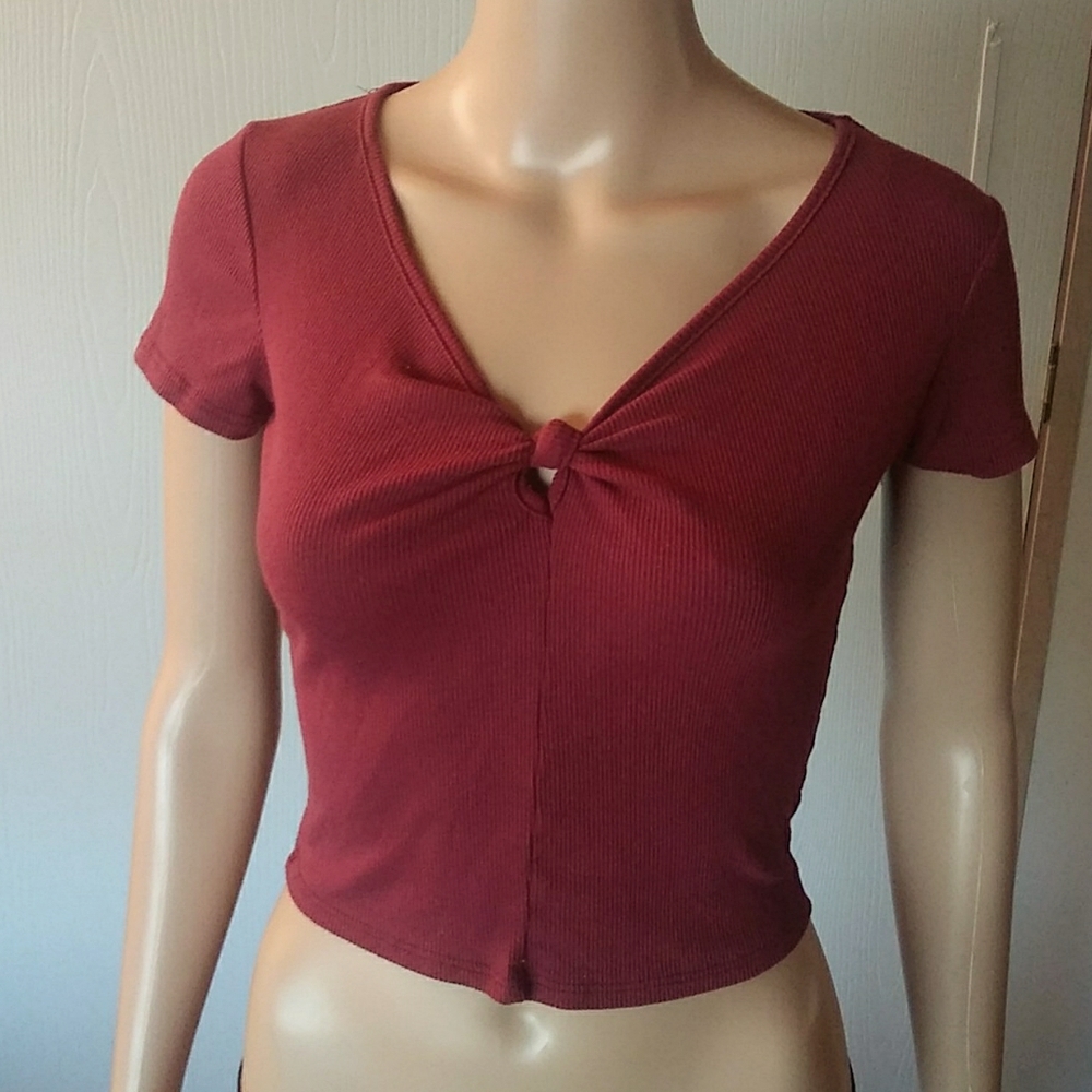 🎈3/$15 ribbed knit crop top M
